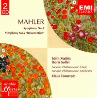 Mahler: Symphonies Nos. 1 & 2 "Resurrection" - Doris Soffel (mezzo-soprano); Edith Mathis (soprano); London Philharmonic Choir (choir, chorus);...