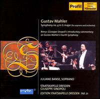 Mahler: Symphony No. 4 - Juliane Banse (soprano); Staatskapelle Dresden; Giuseppe Sinopoli (conductor)
