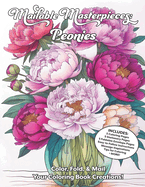 Mailable Masterpieces: Peonies: Color, Fold, & Mail Your Coloring Book Creations