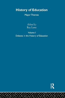 Major Themes Hist Educ V 1 - Lowe, Roy