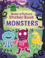 Make a Picture Sticker Book Monsters
