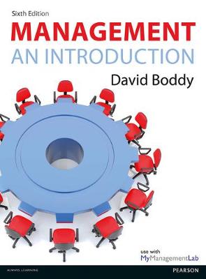 Management: An Introduction, by David Boddy - with MyManagementLab - Boddy, David