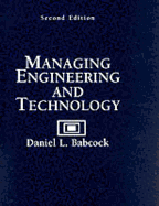 Managing Engineering and Technology: An Introduction to Management for Engineers