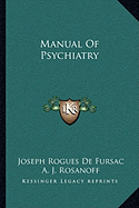 Manual Of Psychiatry