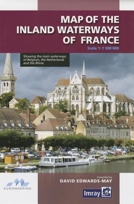 Map Inland Waterways of France - Edwards-May, David