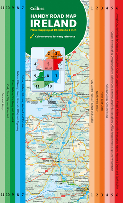 Map of Ireland Handy: Ideal for Route Planning - Collins Maps