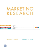 Marketing Research - Burns, Alvin C, and Bush, Ronald F