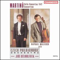 Martinu: Cello Concertos Nos. 1 & 2; Concertino - Raphael Wallfisch (cello); Czech Philharmonic; Jir Belohlvek (conductor)