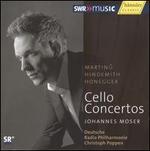 Martinu, Hindemith, Honegger: Cello Concertos