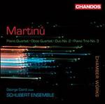 Martinu: Piano Quartet; Oboe Quartet; Duo No. 2 & Others