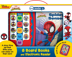 Marvel Spidey and His Amazing Friends: Me Reader Jr 8 Board Books and Electronic Reader Sound Book Set: Me Reader Jr: 8 Board Books and Electronic Reader