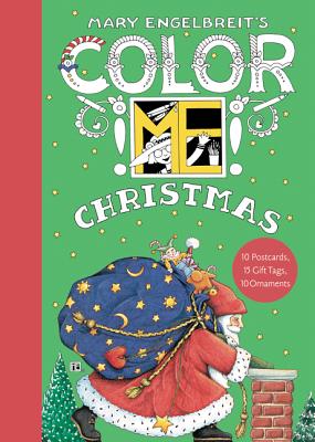 Mary Engelbreit's Color Me Christmas Book of Postcards: A Christmas Holiday Book for Kids - 