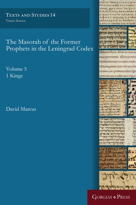 Masorah 1 Kings: Vol. 5.1 Kings - Marcus, David