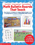 Math Bulletin Boards That Teach - Howes, Jaqueline, and Howes, Jacquelyn Johnson