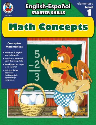 Math Concepts, Grades Pk - 2: English-Espaol Starter Skills - Frank Schaffer Publications (Compiled by)