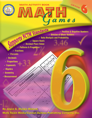 Math Games, Grade 6 - Stulgis-Blalock, Joyce