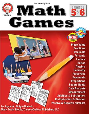 Math Games, Grades 5 - 6 - Stulgis-Blalock, Joyce