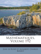 Math?matiques, Volume 192