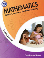 Math Workbooks: Mathematics: Skills, Concepts, Problem Solving, Level Aa-1st Grade - Continental Press