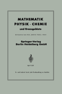 Mathematik, Physik - Chemie Und Grenzgebiete: Literatur Aus Den Jahren 1945-1951