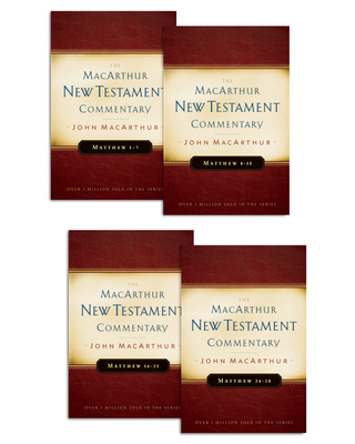 Matthew 1-28 MacArthur New Testament Commentary Four Volume Set - MacArthur, John