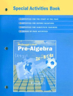 McDougal Littell Pre-Algebra Special Activities Book - McDougal Littell (Creator)