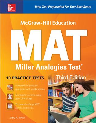 McGraw-Hill Education MAT Miller Analogies Test, Third Edition - Zahler, Kathy