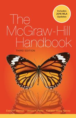 McGraw-Hill Handbook Hardback MLA 2016 Update - Peritz, Janice, and Maimon, Elaine, and Blake Yancey, Kathleen