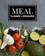 Meal Planner and Organizer: Daily Menu Planner - Track and Plan Your Breakfast, Lunch, and Dinner - Weekly Grocery Shopping List Checklist Included