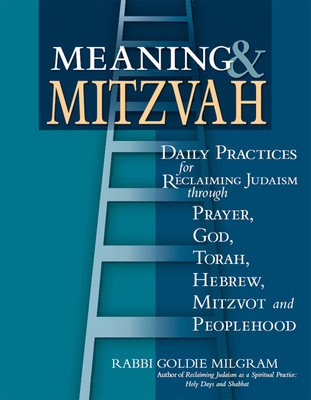 Meaning & Mitzvah: Daily Practices for Reclaiming Judaism Through Prayer, God, Torah, Hebrew, Mitzvot and Peoplehood - Milgram, Goldie, Rabbi, Dmin