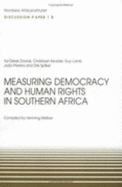 Measuring Democracy and Human Rights in Southern Africa: Discussion Paper No 18