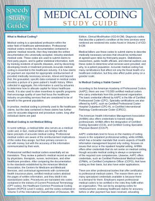 Medical Coding (Speedy Study Guide) - Speedy Publishing LLC