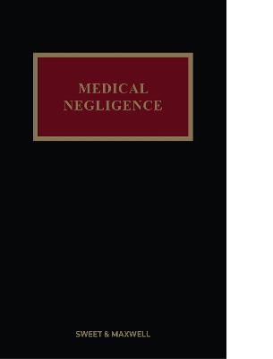 Medical Negligence - Jones, Professor Michael