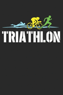 Mein Triathlontagebuch: Trainingstagebuch fr alle Triathleten &#9830; Laufen, Schwimmen, Radfahren &#9830; Logbuch fr ber 300 Eintrge &#9830; handliches 6x9 Format &#9830; Motiv: Triathlon