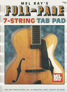 Mel Bay's Full-Page 7-String Tab Pad