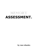 Memory Assessment.