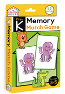Memory Match Game (Flashcards): Flash Cards for Preschool and Pre-K, Ages 3-5, Memory Building, Listening and Concentration Skills, Letter Recognition (Cards)