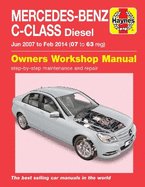 Mercedes-Benz C-Class Diesel (Jun '07 - Feb '14): Saloon & Estate (W204 Series): C200CDI, C220CDI & C250CDI 2.1 Litre (2143CC/2148CC)