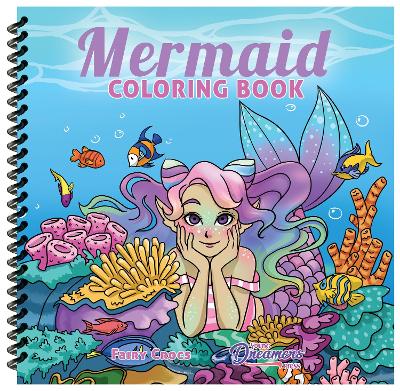 Mermaid Coloring Book: For Kids Ages 4-8, 9-12 - Press, Young Dreamers, and Crocs, Fairy (Illustrator)