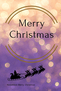 Merry Christmas: A5 Notizbuch LINIERT MERRY - CHRISTMAS - WEIHACHTSPYJAMA - DAMEN - WEIHNACHTSGESCHENK - NOTIZBUCH - FELL - ROT - WEIHNACHTSMANN - WEIHNACHT