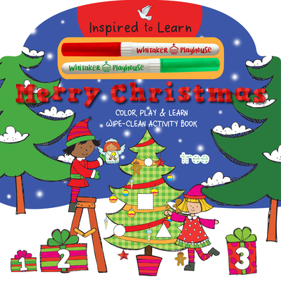 Merry Christmas: Color Play & Learn Wipe-Clean Activity Book - Whitaker Playhouse