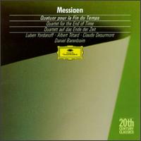 Messiaen: Quatuor pour la Fin du Temps - Albert Tetard (cello); Claude Desurmont (clarinet); Daniel Barenboim (piano); Luben Yordanoff (violin)