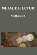 Metal detector notebook: Notebook for saving details of items found during metal detecting