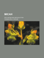 Micah: With Notes and Introduction