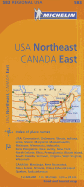 Michelin Usa: Northeast, Canada: East Map 583 (Maps/Regional (Michelin))