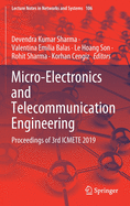 Micro-Electronics and Telecommunication Engineering: Proceedings of 3rd Icmete 2019