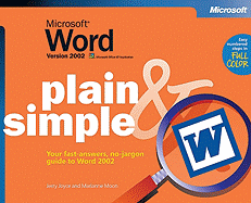 Microsoft Word Version 2002 Plain & Simple