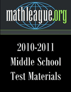 Middle School Test Materials 2010-2011