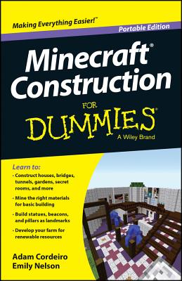 Minecraft Construction For Dummies - Cordeiro, Adam, and Nelson, Emily