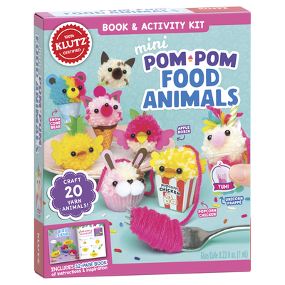 Mini Pom-Pom Food Animals - Editors of Klutz